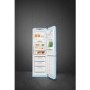 Smeg 331 Litre Fifties Style Right Hand Hinge 70/30  Fridge Freezer - Pastel Blue