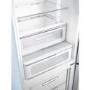 Smeg 331 Litre Fifties Style Right Hand Hinge 70/30  Fridge Freezer - Pastel Blue
