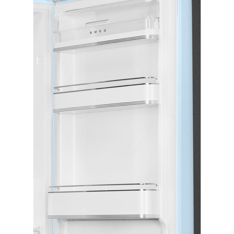 Smeg 331 Litre Fifties Style Right Hand Hinge 70/30  Fridge Freezer - Pastel Blue