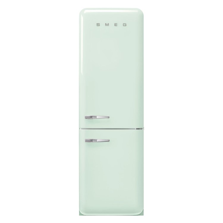 Smeg 331 Litre Fifties Style Right Hand Hinge 70/30 Fridge Freezer - Pastel Green