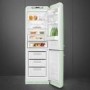 Smeg 331 Litre Fifties Style Right Hand Hinge 70/30 Fridge Freezer - Pastel Green