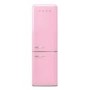 Smeg 331 Litre Fifties Style Right Hand Hinge 70/30 Fridge Freezer - Pink