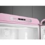 Smeg 331 Litre Fifties Style Right Hand Hinge 70/30 Fridge Freezer - Pink