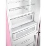 Smeg 331 Litre Fifties Style Right Hand Hinge 70/30 Fridge Freezer - Pink