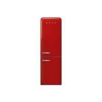 Smeg 331 Litre Fifties Style Left Right Hinge 60/40 Freestanding Fridge Freezer - Red