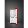 Smeg 331 Litre Fifties Style Left Right Hinge 60/40 Freestanding Fridge Freezer - Red