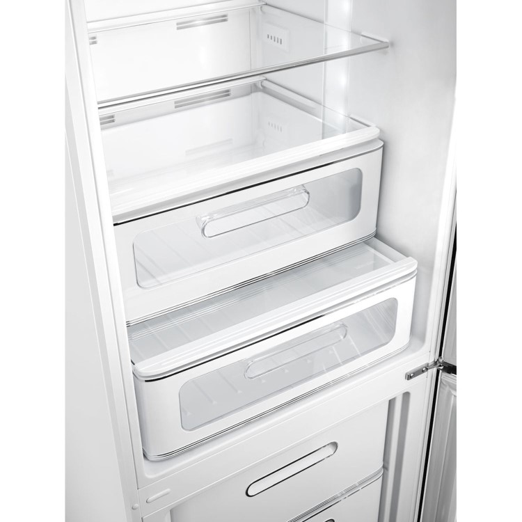 Smeg 331 Litre Fifties Style Right Hand Hinge 70/30 Fridge Freezer - White