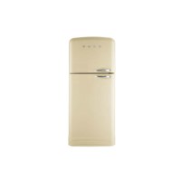 Smeg FAB50LCR Cream 50s Style 80.4 cm Left Hand Hinge Freestanding Fridge Freezer