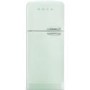 Smeg FAB50LPG Fifties Style 80cm Wide Left Hand Hinge Freestanding Fridge Freezer - Pastel Green