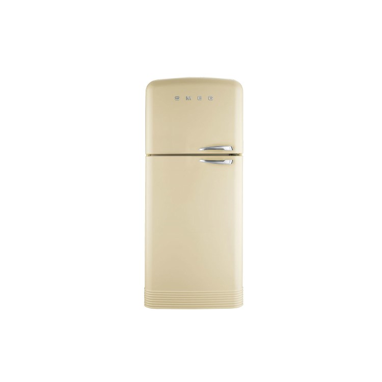 Smeg FAB50LCR Cream 50s Style 80.4 cm Left Hand Hinge Freestanding Fridge Freezer