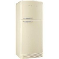 Smeg FAB50RCR Cream 50s Style 80.4 cm Right Hand Hinge Freestanding Fridge Freezer