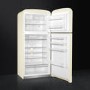 Smeg FAB50RCR Cream 50s Style 80.4 cm Right Hand Hinge Freestanding Fridge Freezer