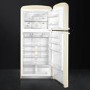Smeg FAB50RCR Cream 50s Style 80.4 cm Right Hand Hinge Freestanding Fridge Freezer