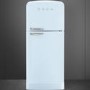 Smeg FAB50RPB Fifties Style 80cm Wide Right Hand Hinge Freestanding Fridge Freezer - Pastel Blue