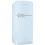 Smeg FAB50RPB Fifties Style 80cm Wide Right Hand Hinge Freestanding Fridge Freezer - Pastel Blue