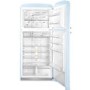 Smeg FAB50RPB Fifties Style 80cm Wide Right Hand Hinge Freestanding Fridge Freezer - Pastel Blue