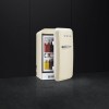 Smeg FAB5RSV 50s Style Right Hand Hinged Minibar - Silver