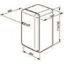 Smeg FAB5RUJ1 40cm 50s Style Union Jack Right Hand Hinged Minibar