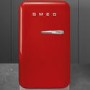 Smeg FAB5LRD 40cm Red Small 50's Style Left Hand Hinged Minibar