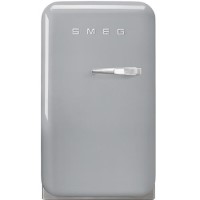 Smeg FAB5LSV 50s Style Left Hand Hinged Minibar - Silver