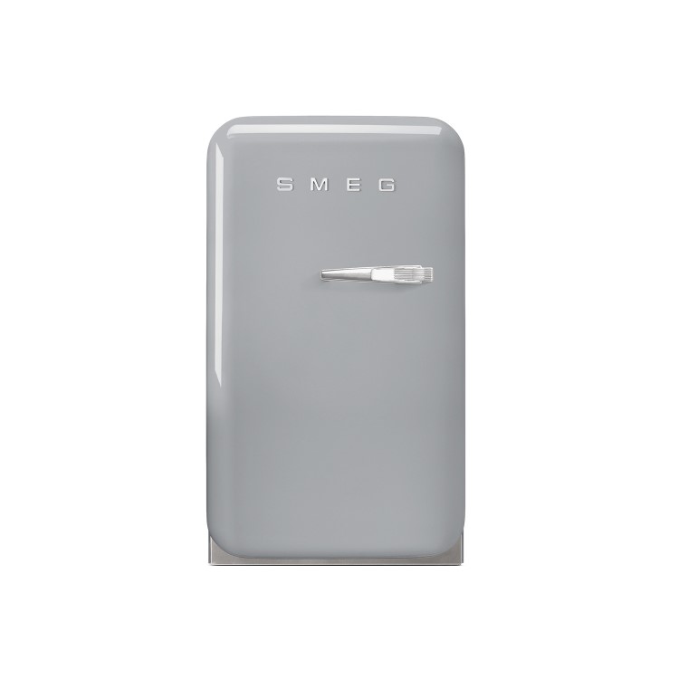 Smeg FAB5LSV 50s Style Left Hand Hinged Minibar - Silver