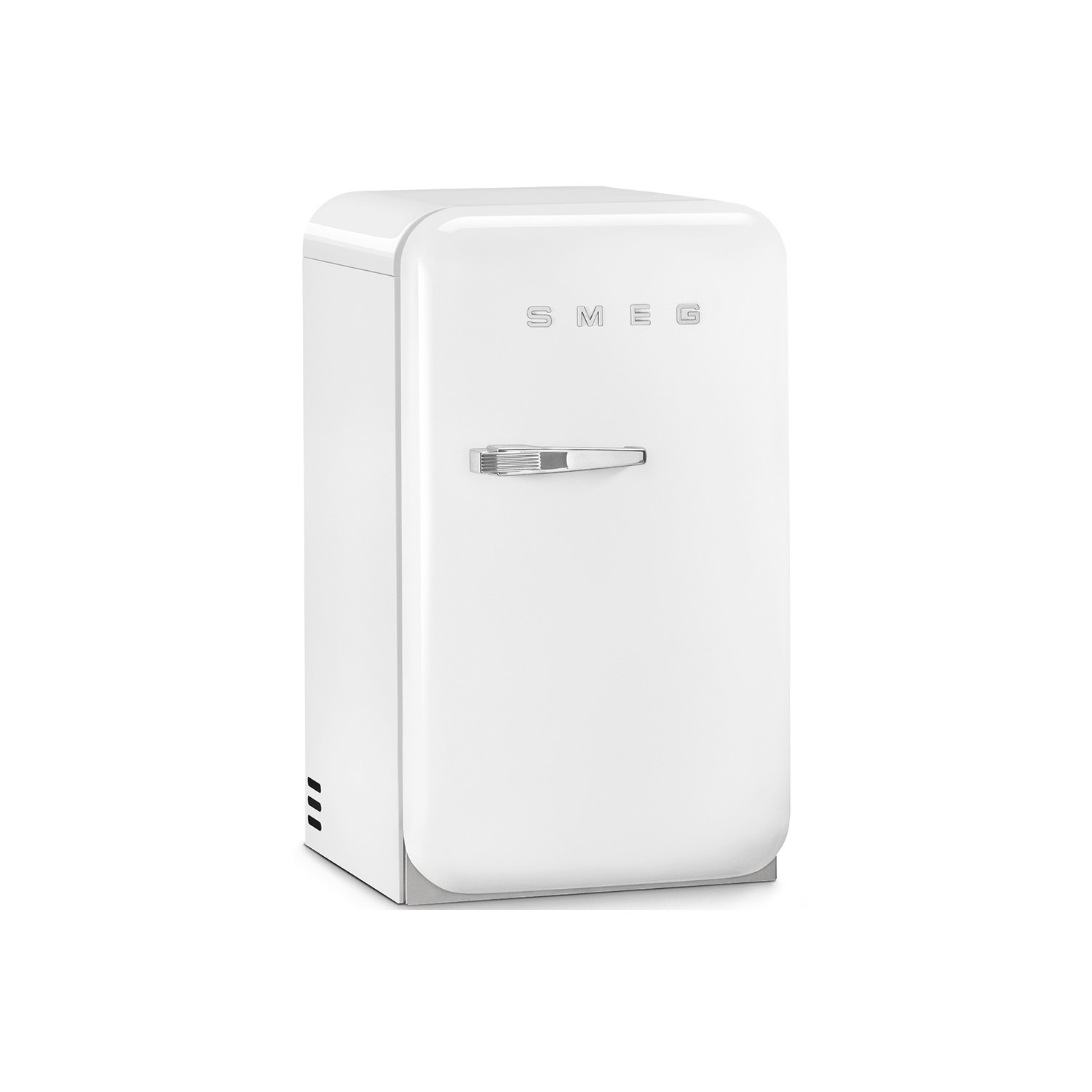 Smeg FAB5RWH 40cm White Small 50's Style Right Hand Hinged Minibar
