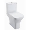 Lavender Close Coupled Toilet with Wrap Over Soft Close Seat