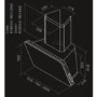 Elica FANTASIA-55-BLK 55cm Vertical Decorative Cooker Hood Black