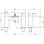 Toniche Bath Filler Mixer Tap