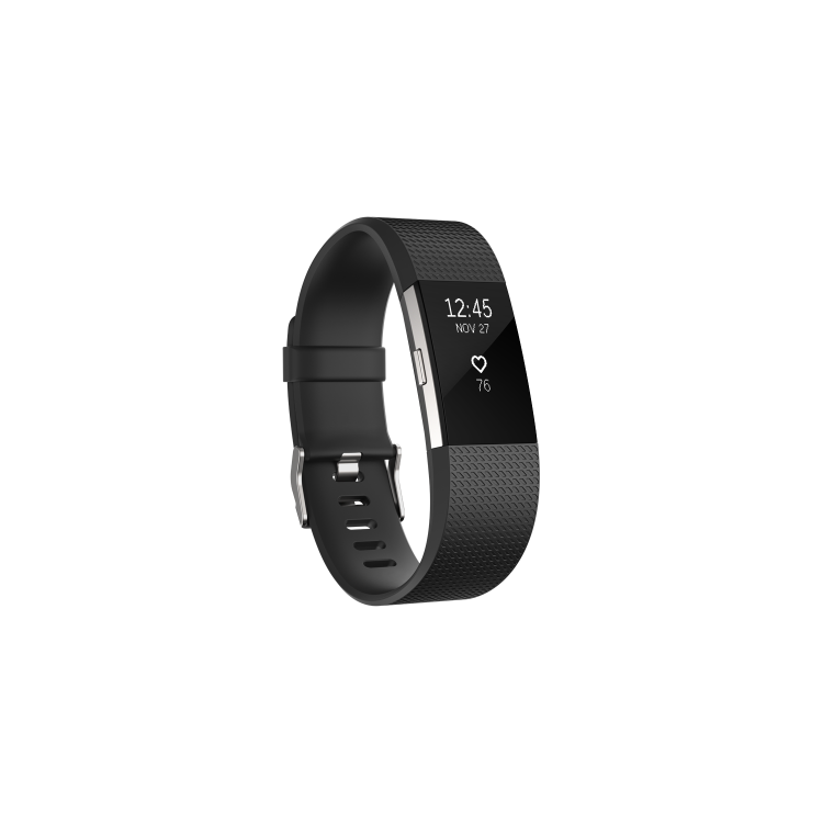 FitBit Charge 2 Activity Tracker Black - Large