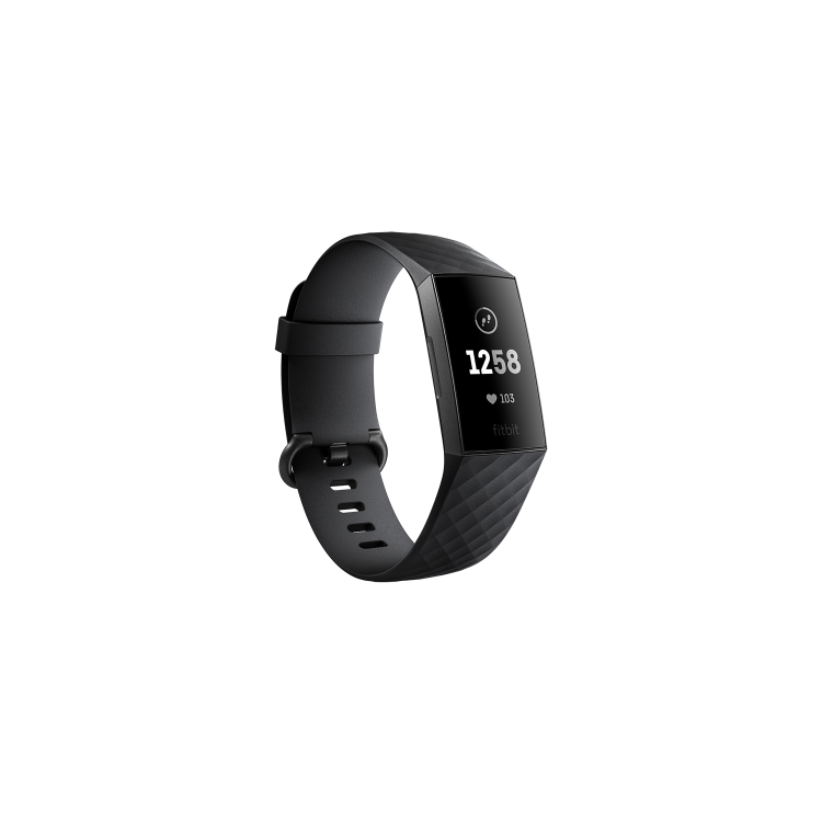 Fitbit Charge 3 Black / Graphite Aluminium