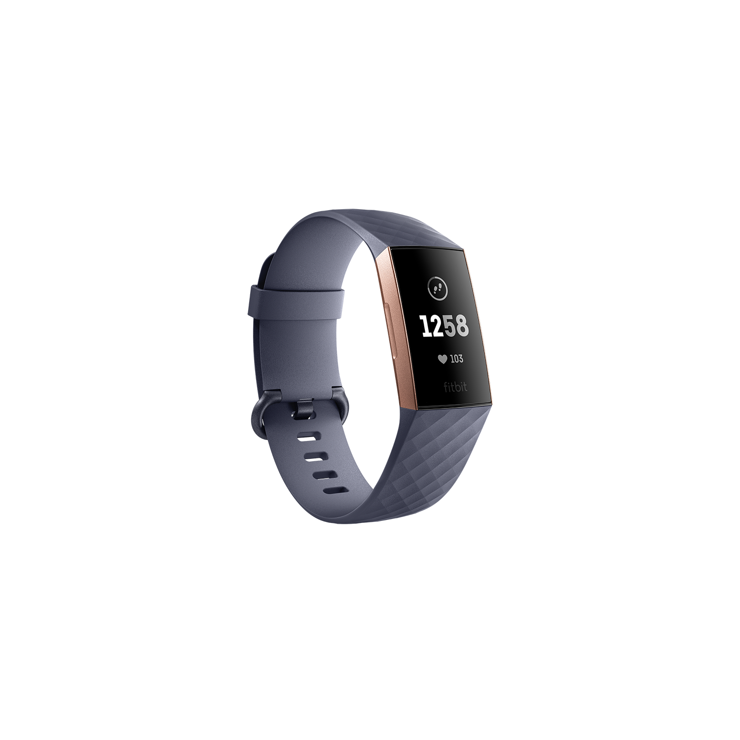 FitBit Charge 3 Blue Grey Rose Gold Aluminum FB409RGGY EU Appliances Direct