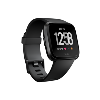 FitBit Versa Smart Watch with Heart Rate Monitor - Black