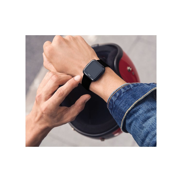 FitBit Versa Smart Watch with Heart Rate Monitor - Black