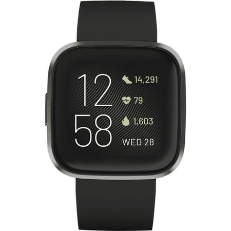 FitBit Versa 2 with Amazon Alexa - Black/Carbon