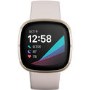 FitBit Sense Advanced Health Smartwatch - Lunar White/Soft Gold