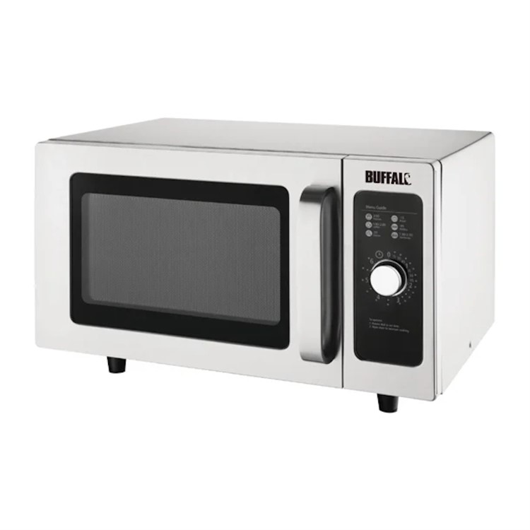 Buffalo 1000w Manual Commercial Microwave FB861. 2 Years Onsite Parts and Labour warranty