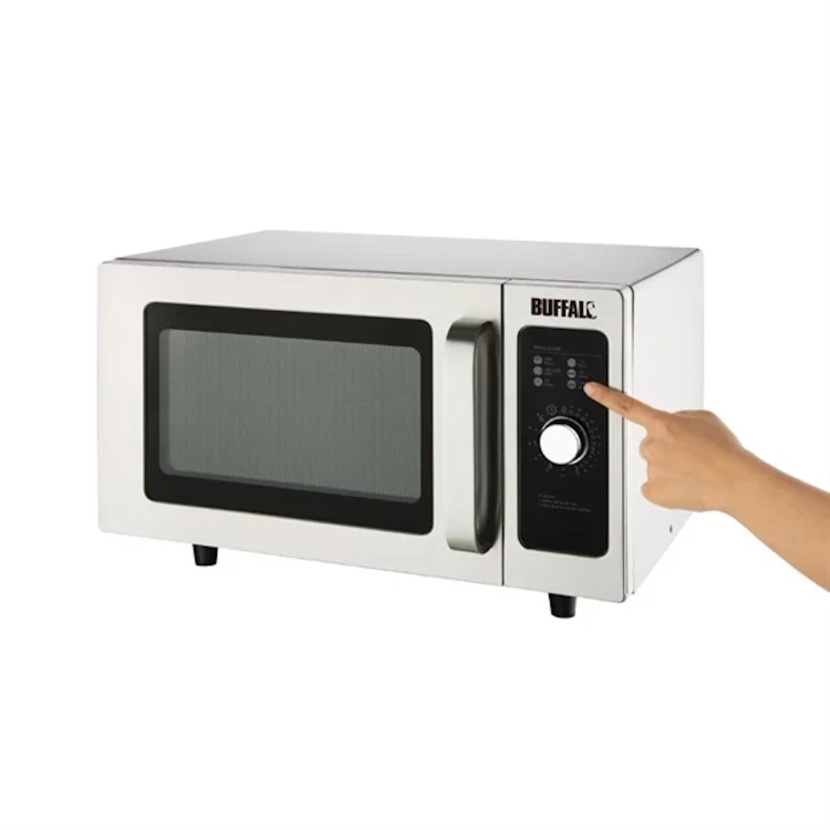 Buffalo 1000w Manual Commercial Microwave FB861. 2 Years Onsite Parts and Labour warranty