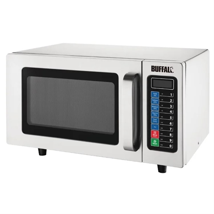 Buffalo 1000w Programmable Commercial Microwave FB862. 2 Years Onsite Parts and Labour warranty