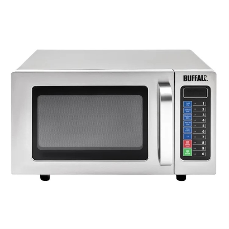Buffalo 1000w Programmable Commercial Microwave FB862. 2 Years Onsite Parts and Labour warranty