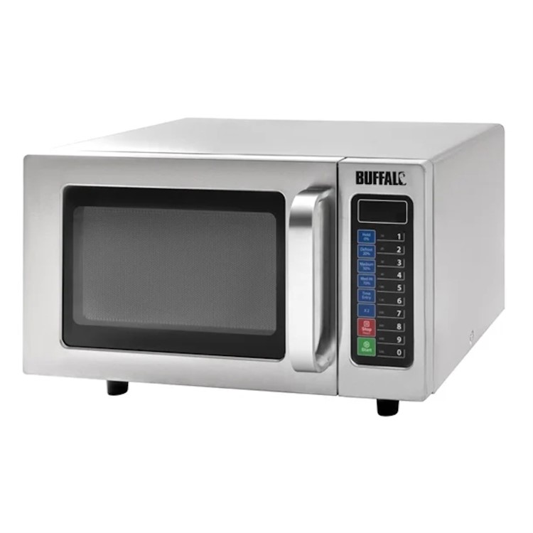 Buffalo 1000w Programmable Commercial Microwave FB862. 2 Years Onsite Parts and Labour warranty