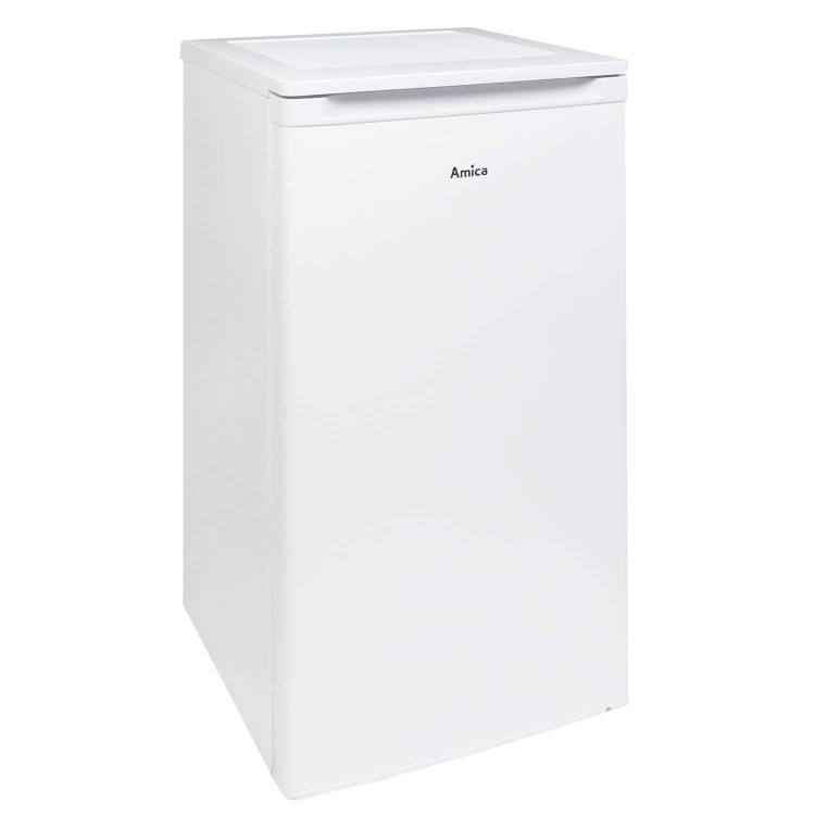 GRADE A2 - Amica FC1264 98 Litre Freestanding Larder Fridge 85cm Tall A+ Energy Rating 48cm Wide - White