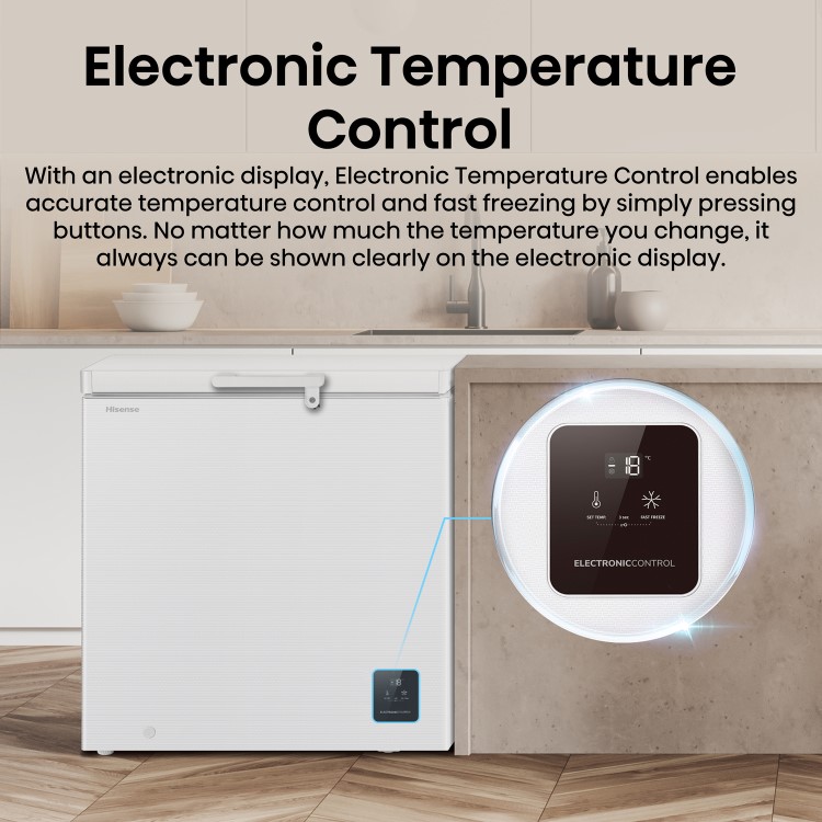 Hisense 198L Chest Freezer - White