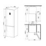GRADE A2 - Smeg FC370X2PE 70/30 Frost Free Freestanding Fridge Freezer - Stainless Steel