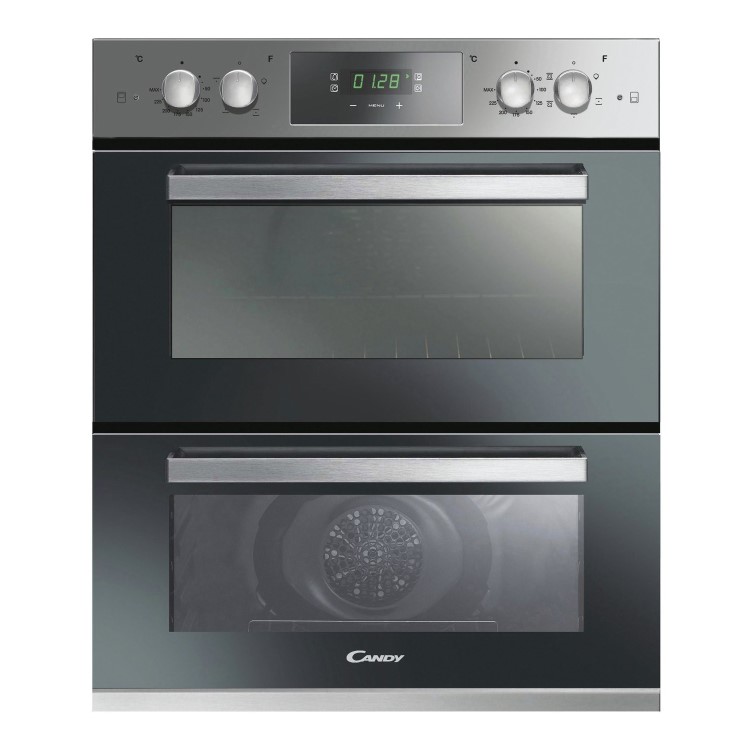 GRADE A1 - Candy FC7D405X 6 Function Electric Built-under Double Oven - Stainless Steel