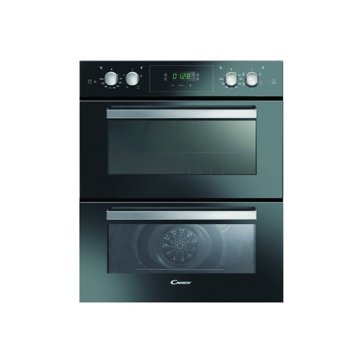 GRADE A2 - Candy FC7D415NX Electric Built Under Fan Double Oven - Stainless Steel