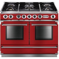 Falcon Continental 110cm Dual Fuel Range Cooker - Cherry Red
