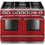 Falcon Continental 110cm Dual Fuel Range Cooker - Cherry Red