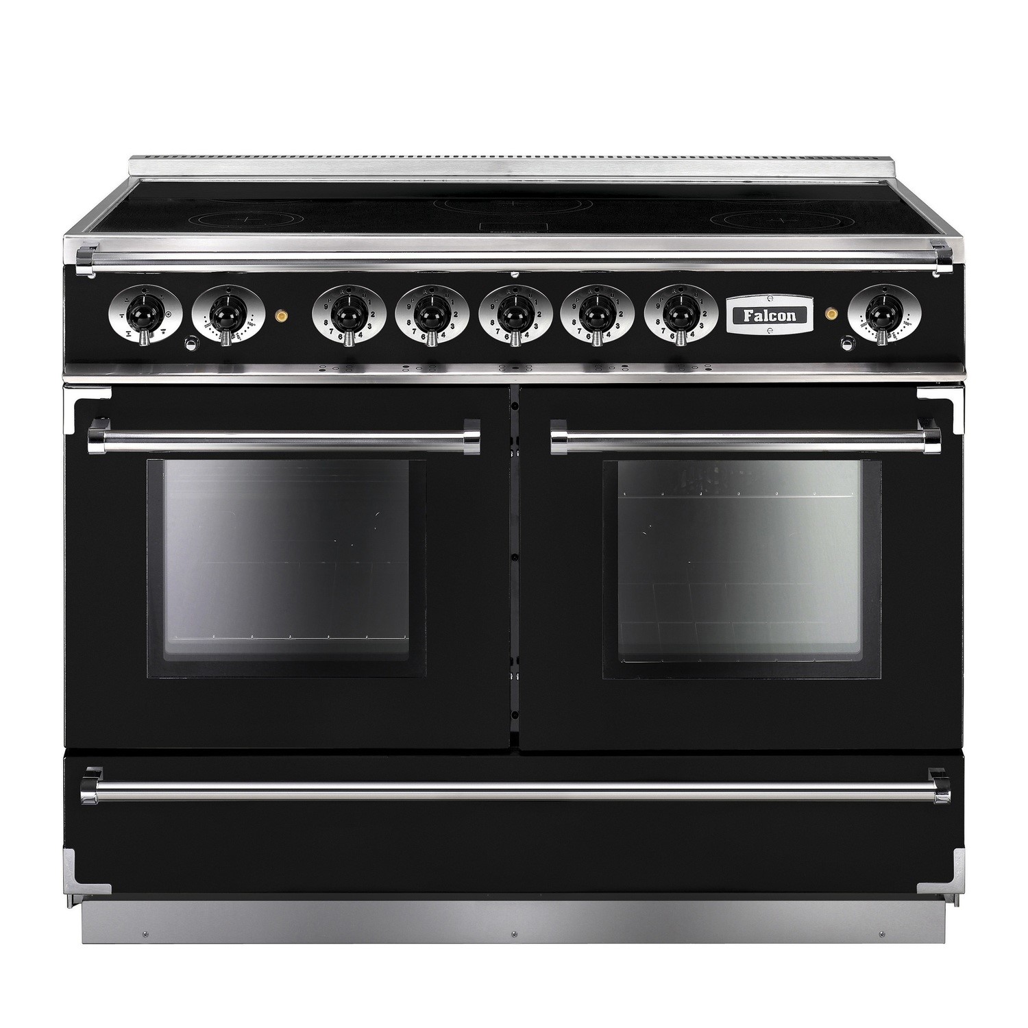 Falcon FCON1092EIBLC-EU Continental 110cm Electric Range Cooker with Induction Hob - Black