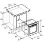 Candy FCP403X Stainless Steel Electric Built-in Single Oven